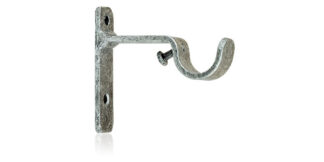 Vertical Strap bracket – outdoor drapery bracket – powder coated