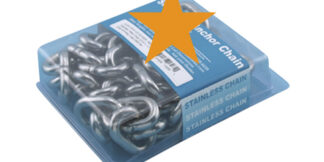 Stainless Steel SAFETY CHAIN 1/4 in. x 24 in. SS 316