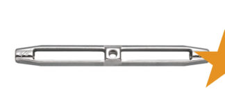 Stainless Steel TURNBUCKLE OPEN BODY SS 316 5/8 in. P0105-BD16