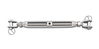 Stainless Steel TURNBUCKLE OPEN JAW TO JAW SS 316  5/8 in. S0105-0016