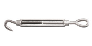 Stainless Steel TURNBUCKLE FORGED HOOK TO EYE SS 316 5/16 in. x 4-1/2 in. S0110-HE08