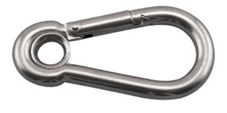 Stainless Steel SPRING CLIP EYE KEY SS 316 3/8 in. x 4 in.