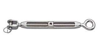 Stainless Steel TURNBUCKLE JAW TO EYE SS 316 3/16 in.