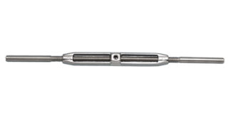 Stainless Steel TURNBUCKLE STUB TO STUB SS 316 3/4 in.