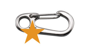 Stainless Steel MINI CLIP WIRE LEVER SS 316 1-3/8 in.