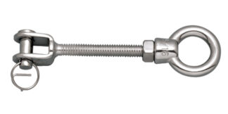 Stainless Steel JAW EYE SS 316 1/4 in. X 3 in.