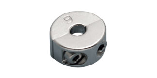 Stainless Steel 2-PART WIRE CLAMP STOP 1/4 in.