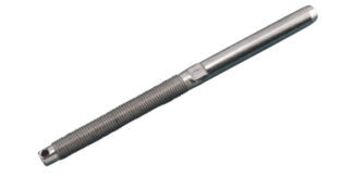 Stainless Steel SWAGE STUD UNF LH 1/2 in. x 1/4 in.