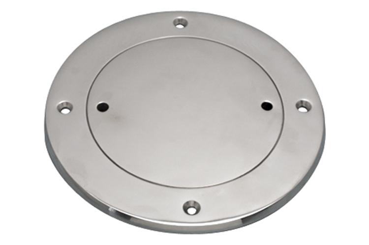 Stainless Steel ACCESS COVER + FRAME THREADED 6 in.