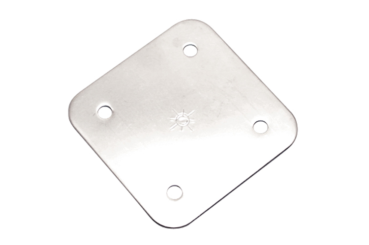 Stainless Steel SQUARE PAD EYE 3 in.