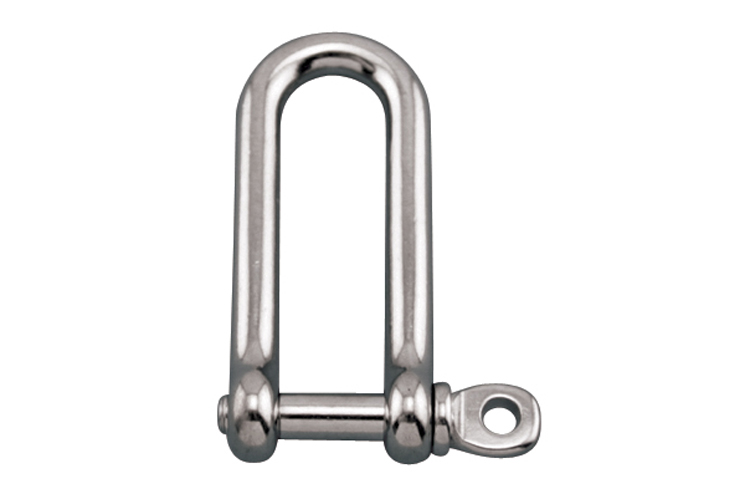 5 x Silver Screw Pin Bow Anchor Shackle European Style M6 304 Stainless Steel