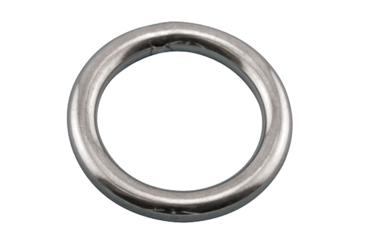 Marine Grade Stainless Steel 316 Round Ring Welded 1/2 x 2 3/4 12mm x 70mm 