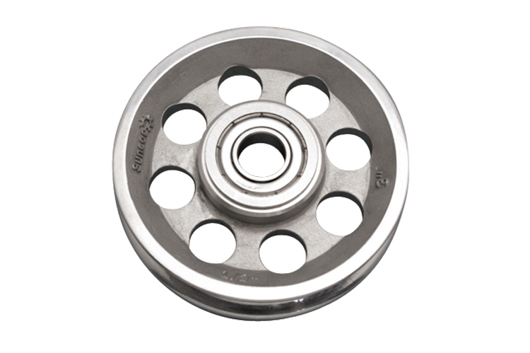 Stainless Steel SHEAVE WIRE 316, BEARING 1/4 in. x 4 in. x 5/8 in.