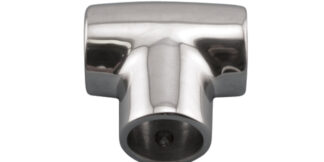 Tee Rail Three Way Section 316 Stainless Steel 90 Degree Marine Grade Drawing S3660-0900