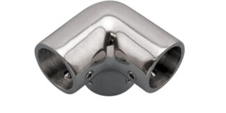 Three Way Rail Corner 90 Degree Stainless Steel 316 Marine Grade S3666-0
