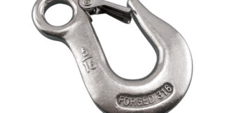 Eye Slip Hook Forged 316 Marine Grade S0454-0