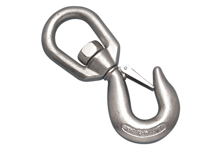 4" Gate Snap Hook Carabiner SS316 For Boat Rigging 1,000 Lbs 