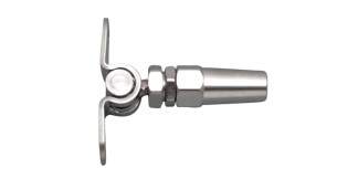 Quick Attach™ Wall Mount Swage Fitting 316 Marine Grade S0779-0