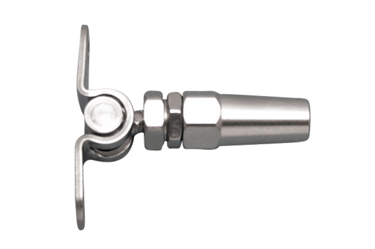 Quick Attach™ Wall Mount Swage Fitting 316 Marine Grade S0779-0