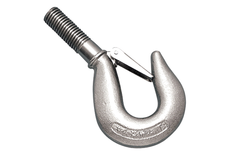 Stainless Steel SHANK HOOK FORGED SS 316 4 in. THRD 1/2 in. - 13 (UNC)