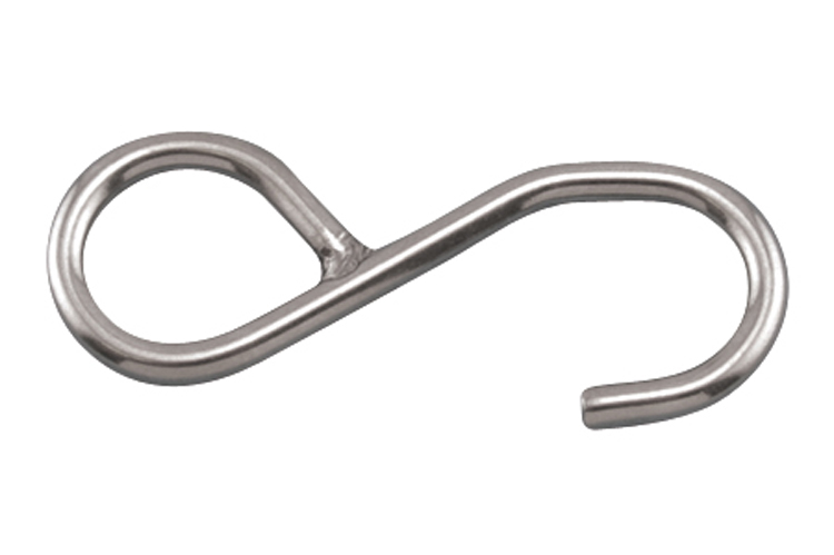 US Stainless Acciaio Inox 316 S Hook Open End And Narrow End 3/40,6 cm Marine Grade Cunningham 