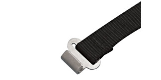 1 in Webbing Assembly With Flat Hook Nylon 304 Marine Grade Stainless Steel S0233-0