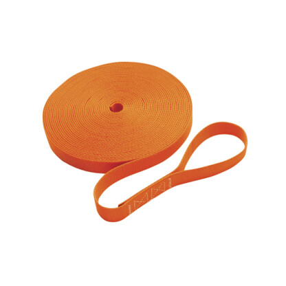 1 in Single Jackline With Loop Orange Nylon Marine Grade C0240-L-O