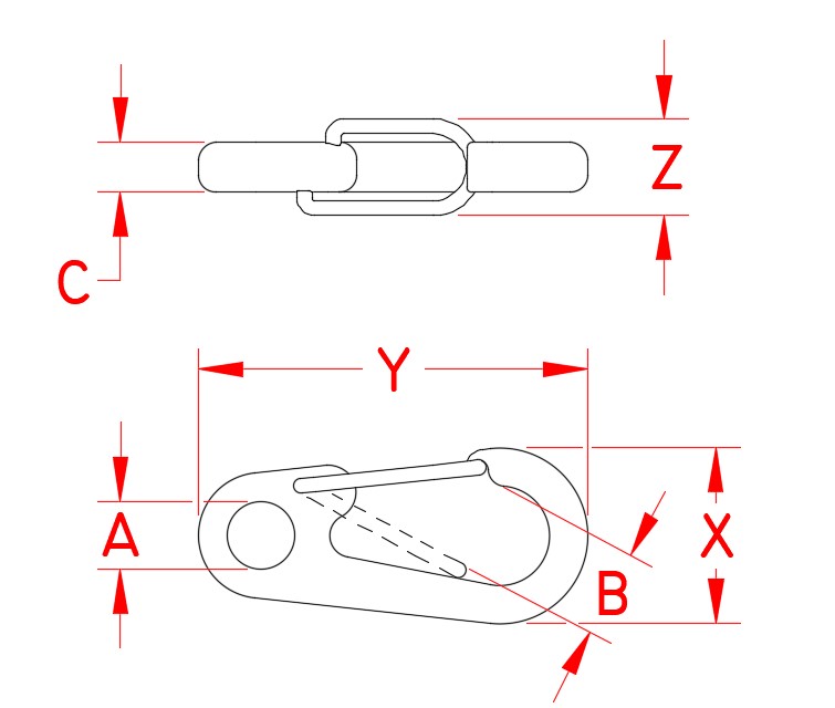 316 Stainless Steel Mini and Spring Clips reference image