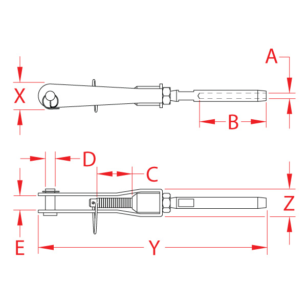 Stainless Steel Lifeline Adjusters reference image