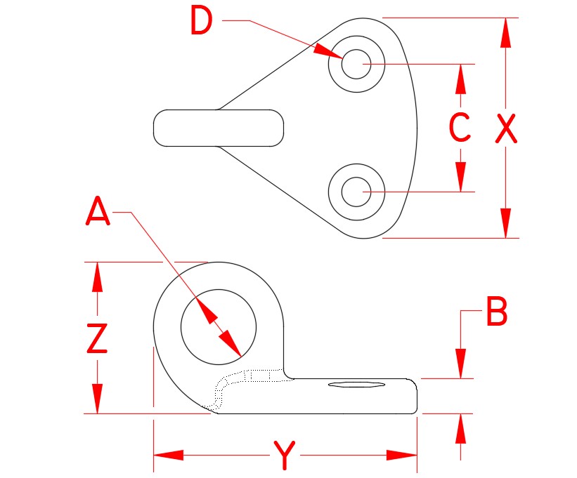 Stainless Steel Anchor Eyes reference image